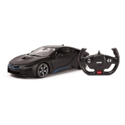 Imagine MASINA CU TELECOMANDA BMW I8 NEGRU SCARA 1 LA 14