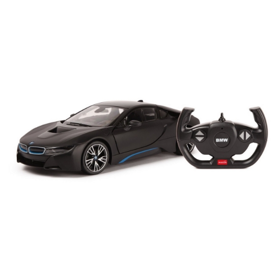 Imagine MASINA CU TELECOMANDA BMW I8 NEGRU SCARA 1 LA 14