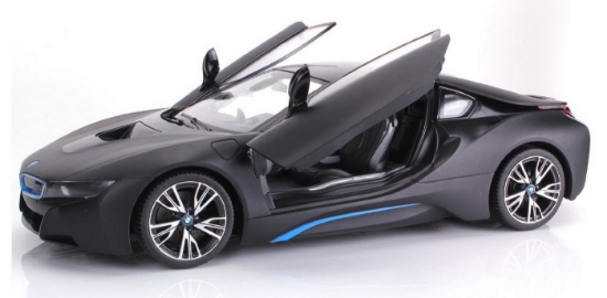 Imagine Mașină cu telecomandă BMW i8 negru, scară 1:14