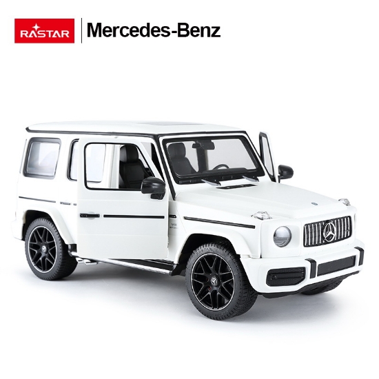 Imagine MASINA CU TELECOMANDA MERCEDES-BENZ G63 ALB SCARA 1 LA 14