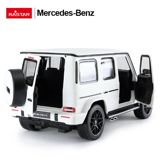 Imagine MASINA CU TELECOMANDA MERCEDES-BENZ G63 ALB SCARA 1 LA 14
