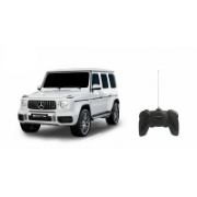 Imagine MASINA CU TELECOMANDA MERCEDES-BENZ G63 ALB SCARA 1 LA 24