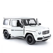 Imagine MASINA CU TELECOMANDA MERCEDES-BENZ G63 ALB SCARA 1 LA 24