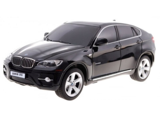 Imagine MASINA CU TELECOMANDA BMW X6 NEGRU CU SCARA 1 LA 24