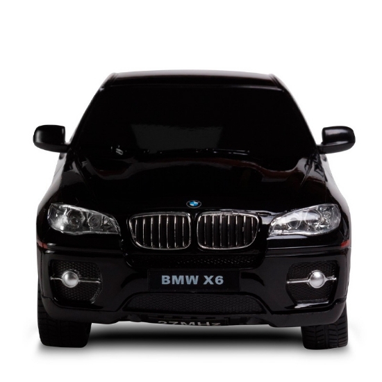 Imagine MASINA CU TELECOMANDA BMW X6 NEGRU CU SCARA 1 LA 24