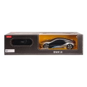 Imagine MASINA CU TELECOMANDA BMW I8 ARGINTIE SCARA 1 LA 24