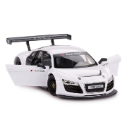 Imagine MASINUTA METALICA AUDI R8 ALB SCARA 1 LA 24