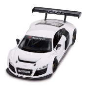 Imagine MASINUTA METALICA AUDI R8 ALB SCARA 1 LA 24