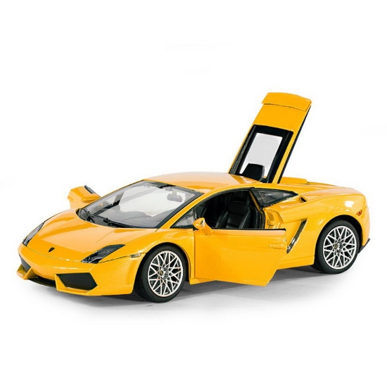 Imagine Mașinuță metalică Lamborghini Gallardo LP560-4 galben scară 1 la 20