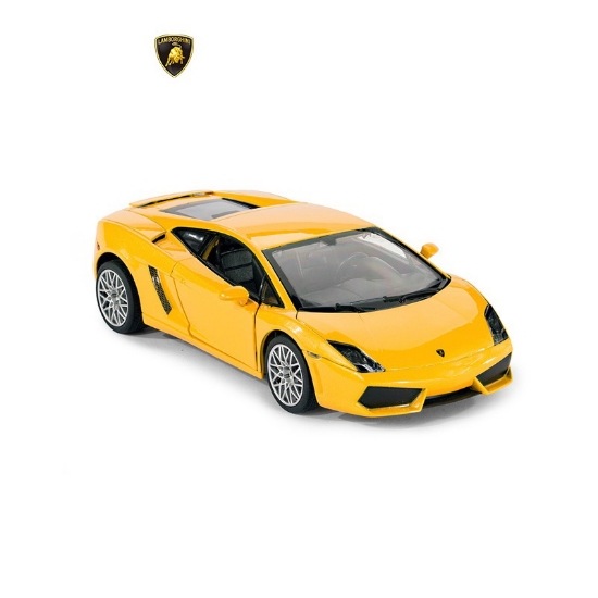 Imagine Mașinuță metalică Lamborghini Gallardo LP560-4 galben scară 1 la 20