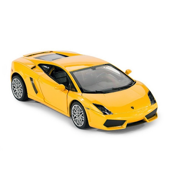 Imagine Mașinuță metalică Lamborghini Gallardo LP560-4 galben scară 1 la 20