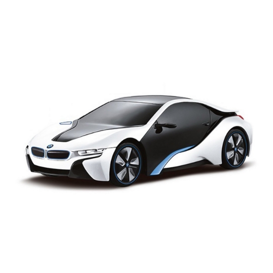 Imagine Mașină cu telecomandă BMW i8 alb, scară 1:24