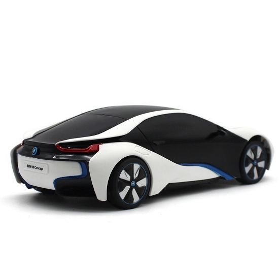 Imagine Mașină cu telecomandă BMW i8 alb, scară 1:24