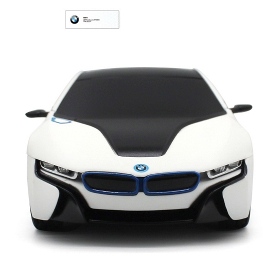 Imagine Mașină cu telecomandă BMW i8 alb, scară 1:24