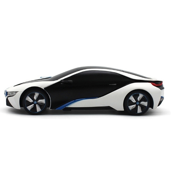 Imagine Mașină cu telecomandă BMW i8 alb, scară 1:24