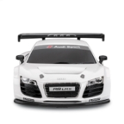 Imagine MASINUTA METALICA AUDI R8 ARGINTIE SCARA 1 LA 24