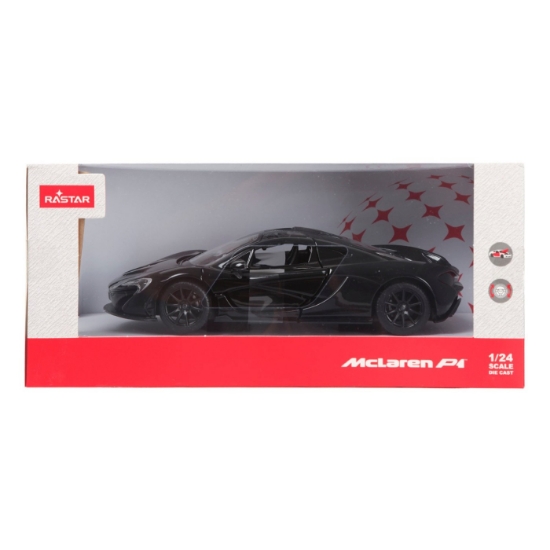 Imagine MASINUTA METALICA McLAREN P1 NEGRU SCARA 1 LA 24