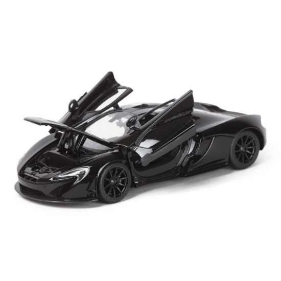 Imagine Mașinuță metalică McLaren P1 negru scară 1 la 24