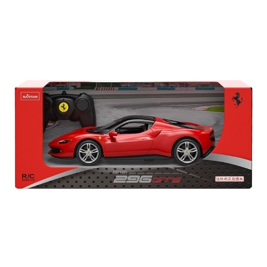 Imagine MASINA CU TELECOMANDA FERRARI 296 GTS CU SCARA 1 LA 16