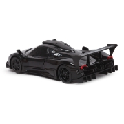 Imagine MASINUTA METALICA CONVERTIBILA PAGANI ZONDA R NEGRU CU SCARA 1 LA 32