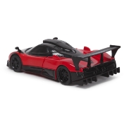 Imagine MASINUTA METALICA CONVERTIBILA PAGANI ZONDA R ROSU CU SCARA 1 LA 32