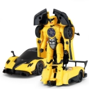 Imagine Masinuta convertibila Pagani Zonda R galben scara 1 la 32