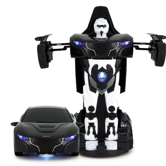 Imagine Mașinuță metalică convertibilă RS albă cu scară 1 la 32