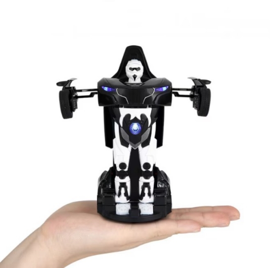 Imagine Mașinuță metalică convertibilă RS albă cu scară 1 la 32