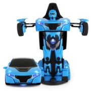 Imagine Mașinuță metalică convertibilă RS albastră cu scară 1 la 32