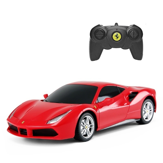 Imagine MASINA CU TELECOMANDA FERRARI 488 GTB ROSU SCARA 1 LA 24