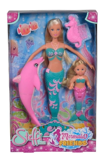 Imagine PAPUSI STEFFI SI EVI SIRENE CU DELFIN