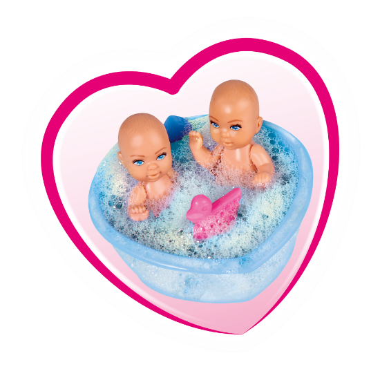 Imagine PAPUSA STEFFI CU GEMENI SI ACCESORII