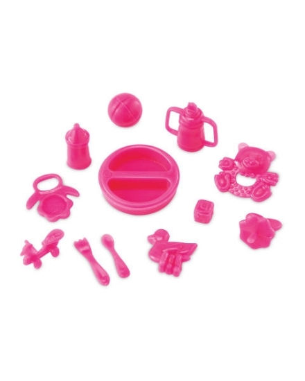 Imagine PAPUSA STEFFI FUSTA ROZ CU CARUCIOR SI GEMENI