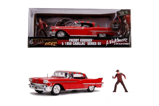 Imagine MACHETA METALICA FREDDY KRUEGER 1958 CADILLAC MODEL 62 SCARA 1 LA 24