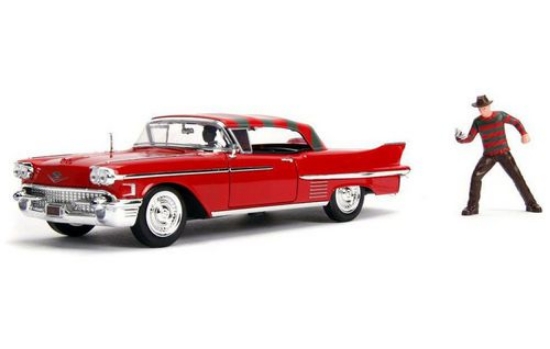 Imagine Machetă metalică Freddy Krueger 1958 Cadillac Model 62 scara 1:24