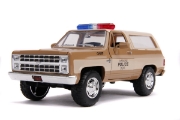 Imagine MACHETA METALICA 1980 CHEVY POLICE K5 SCARA 1 LA 24