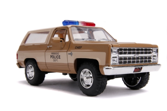Imagine Machetă metalică 1980 Chevy Police K5 scara 1:24