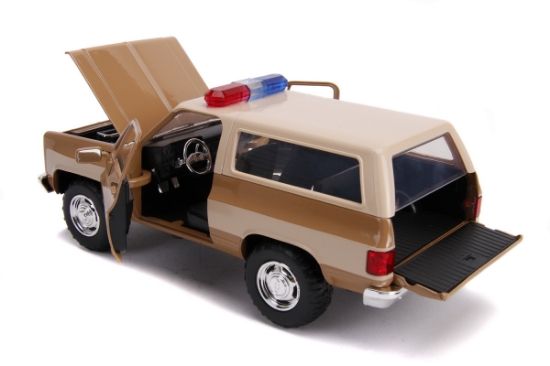Imagine Machetă metalică 1980 Chevy Police K5 scara 1:24