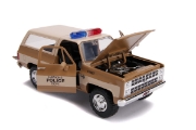 Imagine MACHETA METALICA 1980 CHEVY POLICE K5 SCARA 1 LA 24