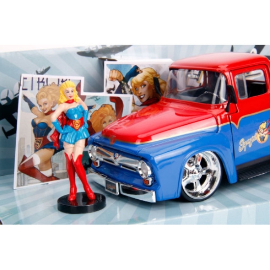 Imagine DC Comics Bombshells 1956 Ford Supergirl scara 1 la 24