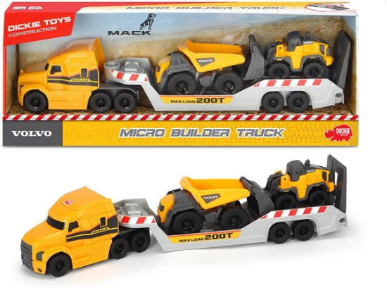 Imagine TRAILER VOLVO MACK CU BASCULANTA SI TRACTOR