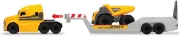 Imagine TRAILER VOLVO MACK CU BASCULANTA SI TRACTOR
