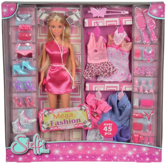 Imagine PAPUSA STEFFI MEGA FASHION SET CU HAINUTE DE SCHIMB