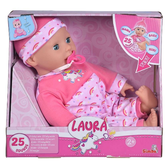 Imagine PAPUSA BEBELUS LAURA 38CM CU SUNETE