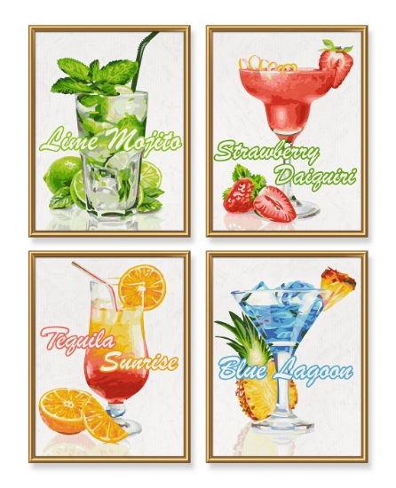 Imagine Kit pictură pe numere Schipper Cocktail-uri