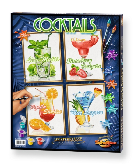 Imagine Kit pictură pe numere Schipper Cocktail-uri