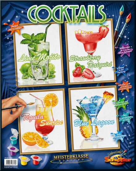 Imagine Kit pictură pe numere Schipper Cocktail-uri