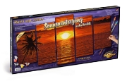 Imagine KIT PICTURA PE NUMERE SCHIPPER APUS IN CARAIBE, 5 TABLOURI