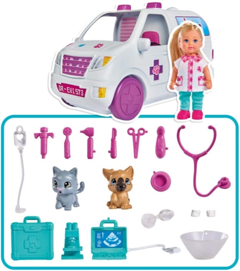 Imagine PAPUSA EVI VETERINAR CU RULOTA ACCESORIZATA