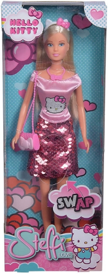 Imagine PAPUSA STEFFI CU FUSTITA CU PAIETE HELLO KITTY